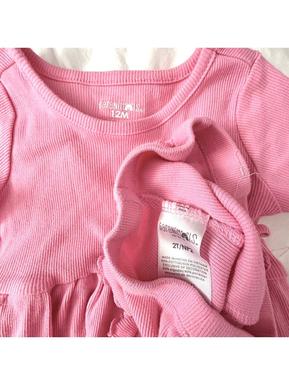 Garanimals Pink Ribbed Set - Picture 2 of 2
